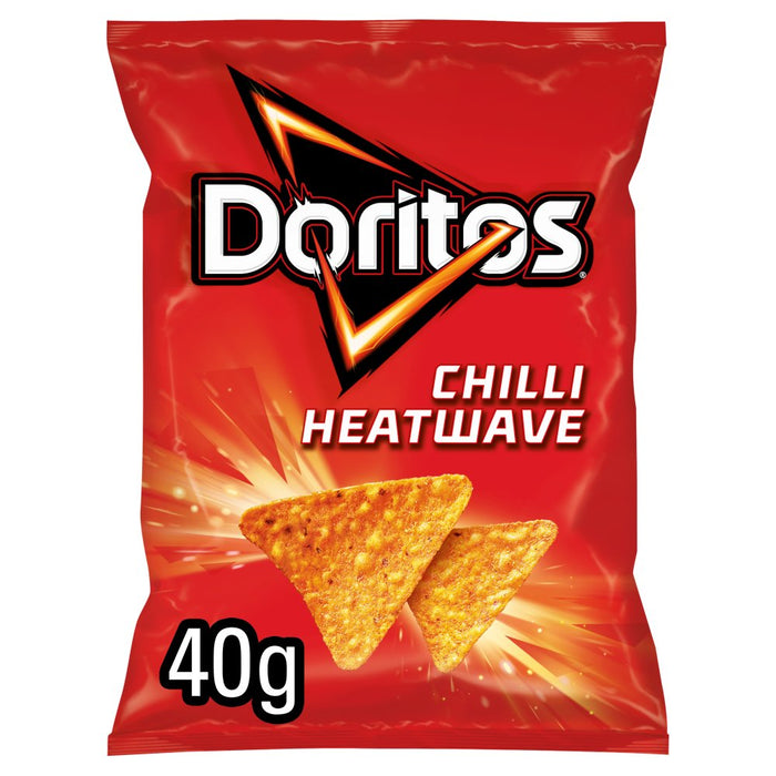 Doritos Chilli Heatwave Tortilla Chips 40g (Box of 32)