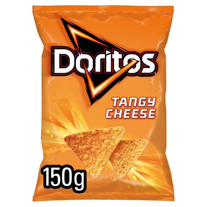 Doritos Tangy Cheese Sharing Tortilla Chips Crisps Big Pack 150g (Box of 12)