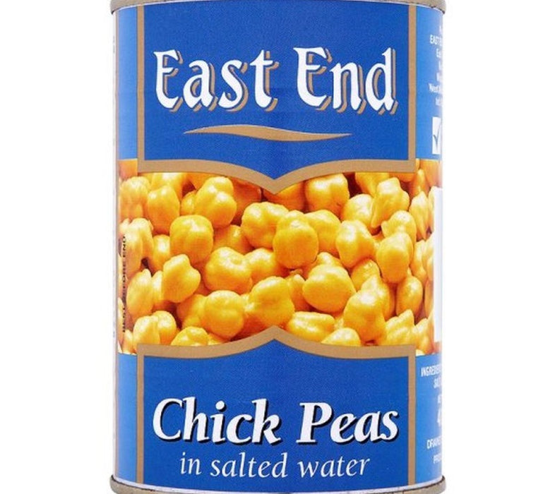 East End Chick Peas In Salted Water, 400g (Case of 12)