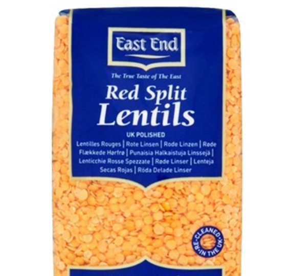 East End Red Split Lentils 1Kg