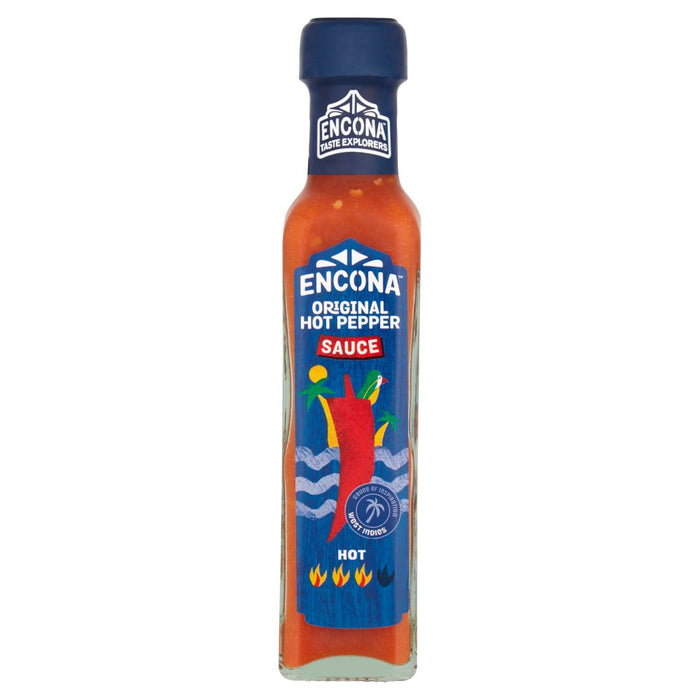 Encona West Indian Original Hot Pepper Sauce, 142ml (Case of 6)