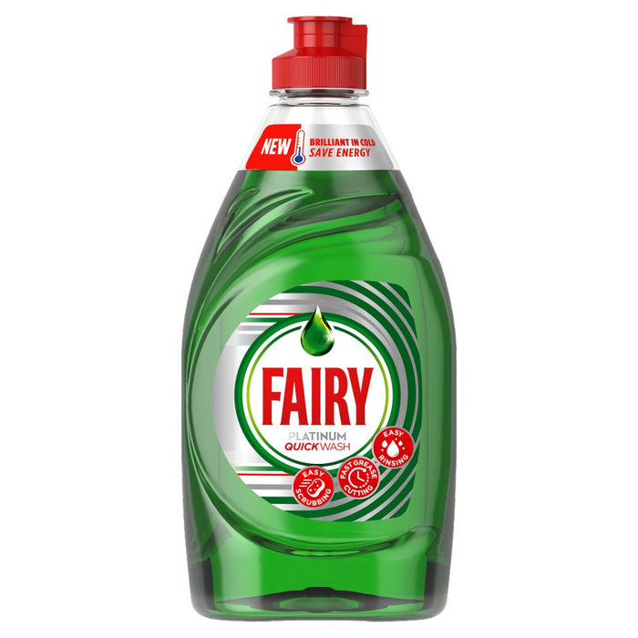 Fairy Platinum Quickwash Original Washing Up Liquid 320ml —