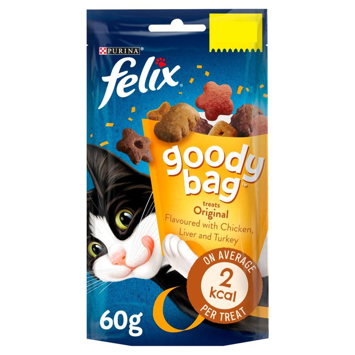 Felix Goody Bag Cat Treats Original PMP 60g (Case of 8)