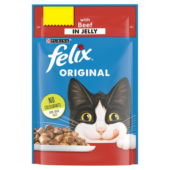 Felix Original with Beef in Jelly PMP 100g (Case of 20)