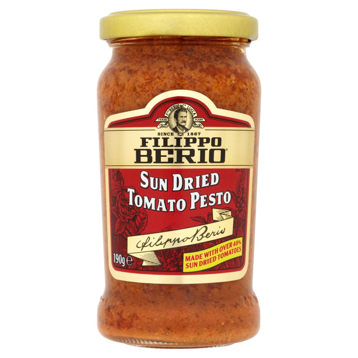 Filippo Berio Sun Dried Tomato Pesto PMP 190g (Case of 6)