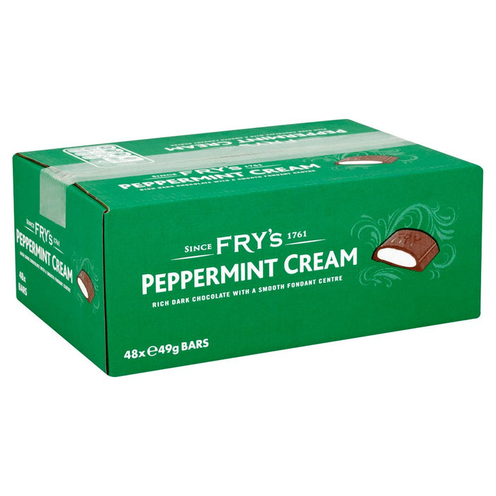 Fry's Peppermint Cream Chocolate Bar, 49g (Box of 48)