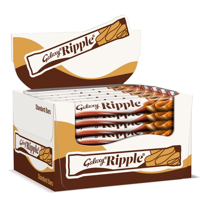 Galaxy Ripple Milk Chocolate Snack Bar PMP 33g (Box of 36)