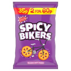 Golden Wonder Spicy Bikers Spicy Flavour Corn Snacks 22g (Box of 36)