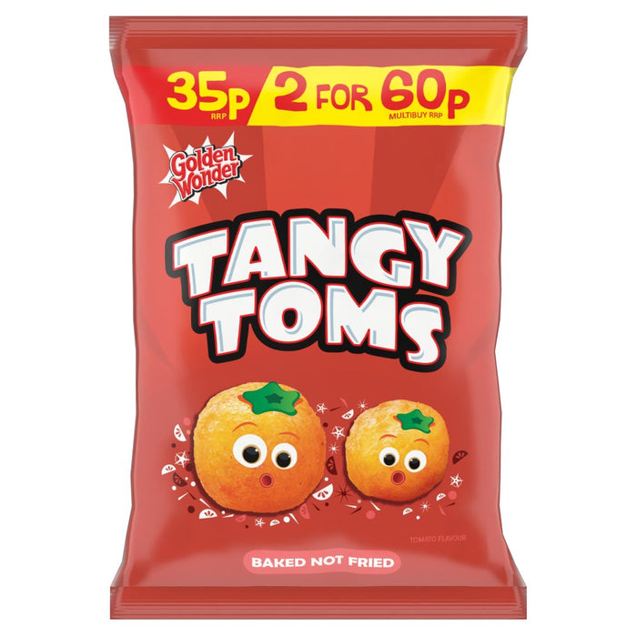 Golden Wonder Tangy Toms 22g (Box of 36)