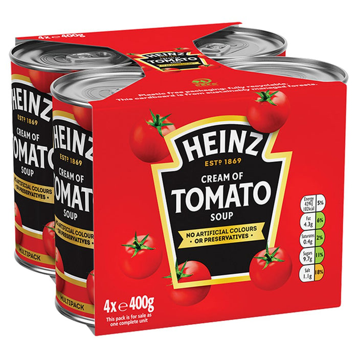 Heinz Cream of Tomato Soup 4 x 400g