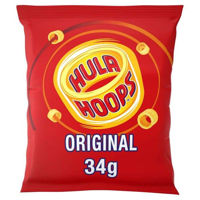 Hula Hoops Original Crisps PMP 34g (Box of 32)