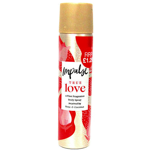 Impulse Body Spray True Love PMP 75ml (Case of 6)