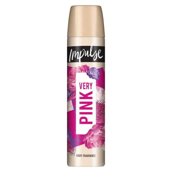 Impulse Very Pink Body Spray 75ml (Case of 6)