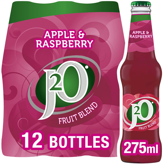 J2O Fruit Blend Apple & Raspberry, 275ml (Case of 12)