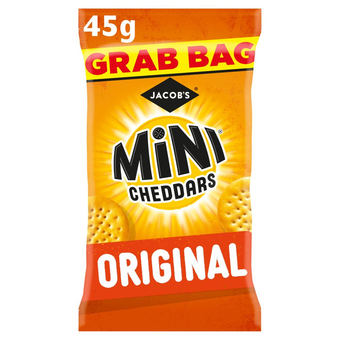 Jacob's Mini Cheddars Original Snacks 45g (Box of 30)