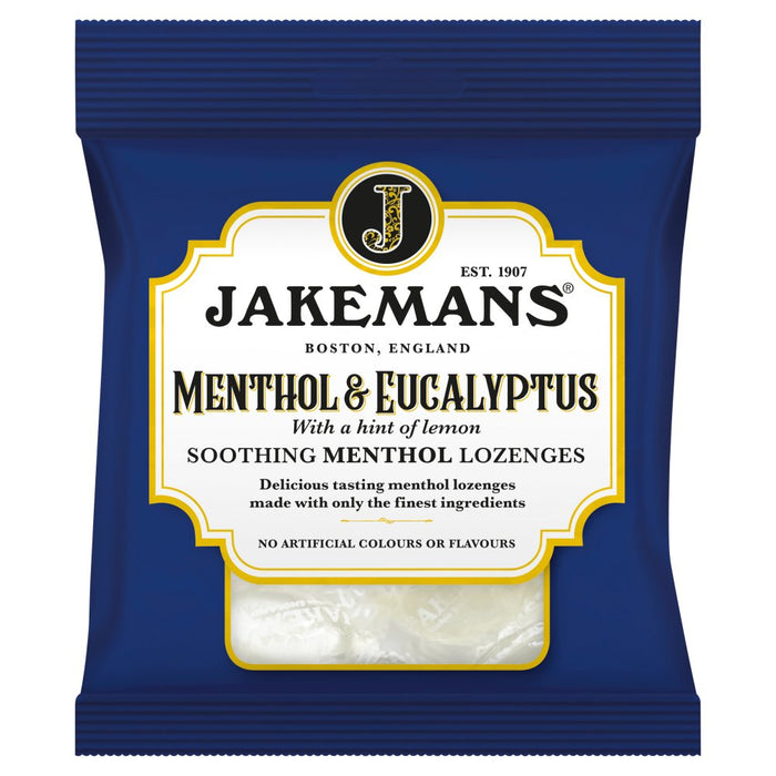 Jakemans Menthol & Eucalyptus Soothing Menthol Lozenges 73g (Box of 12)