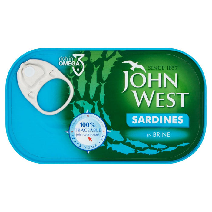 John West Sardines in Brine, 120g (Case of 12)