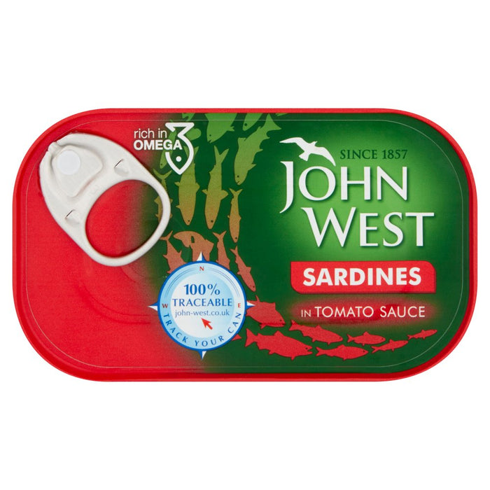 John West Sardines in Tomato Sauce, 120g (Case of 12)