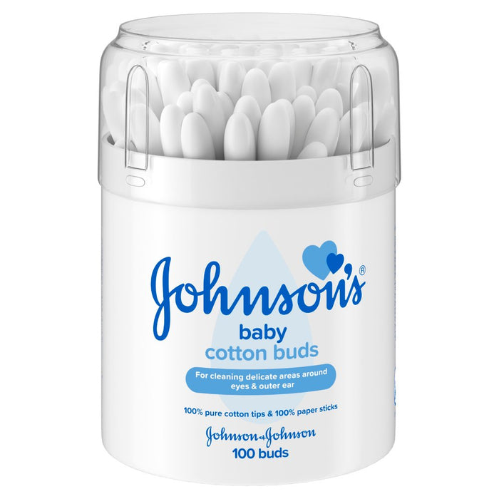 Johnsons Baby Cotton Buds 100 buds (Case of 6)