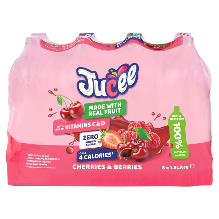 Jucee Cherries & Berries, 1.5 Ltr (Case of 8)