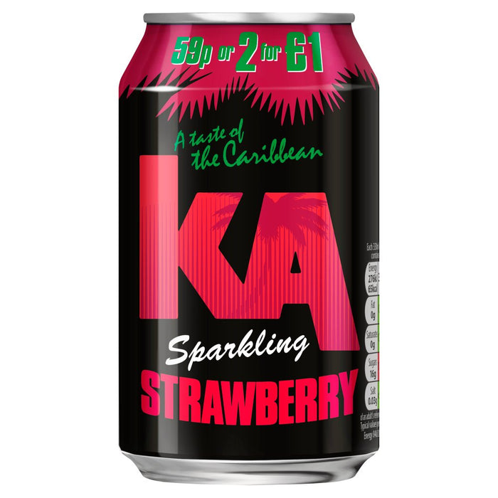 KA Sparkling Strawberry 330ml (Case of 24)