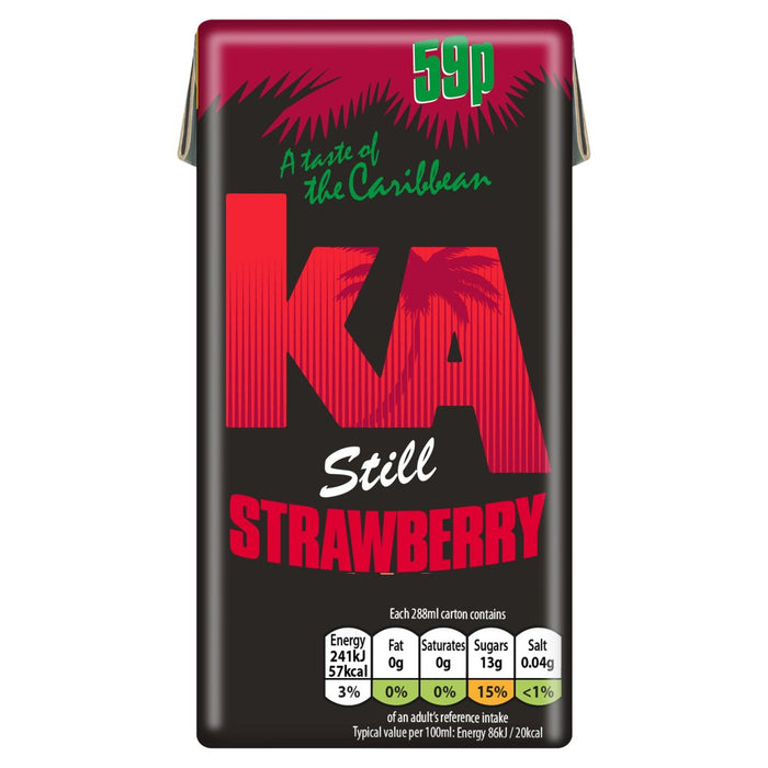 KA Still Strawberry 288ml (Case of 27)