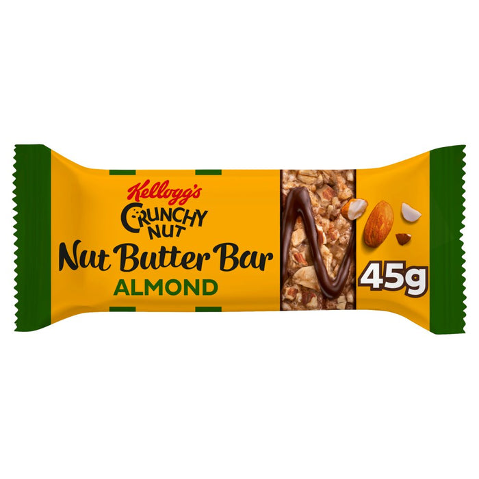 Kellogg's Crunchy Nut Almond Nut Butter Snack Bar 45g (Box of 12)