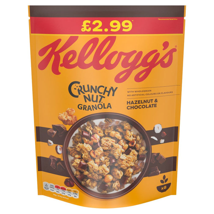 Kellogg's Crunchy Nut Granola Hazelnut & Chocolate, 380g (Pack of 6)