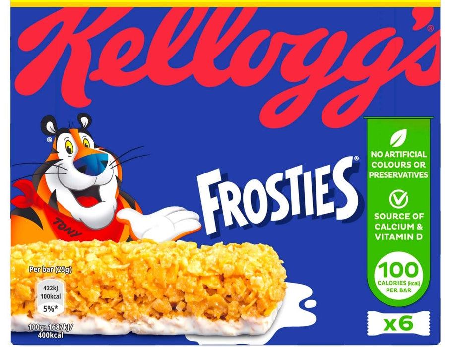 Kellogg's Frosties Cereal Bars PMP 6 x 25g (Box of 14)