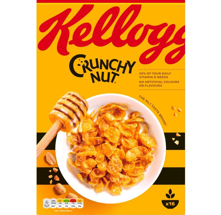 Kelloggs Crunchy Nut, PMP 500g (Case of 8)