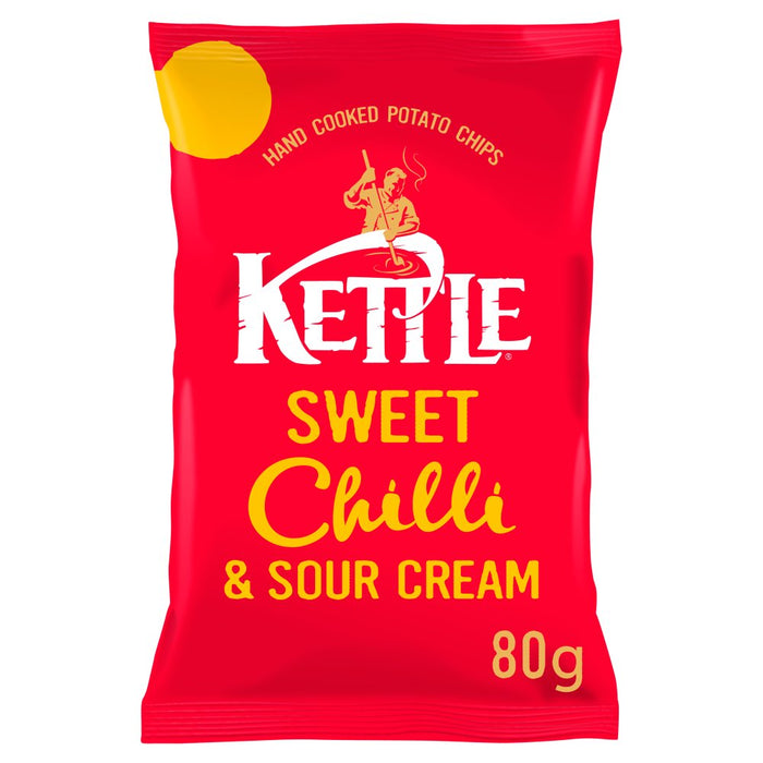 Kettle Sweet Chilli & Sour Cream Crisps PMP 80g (Box of 12)
