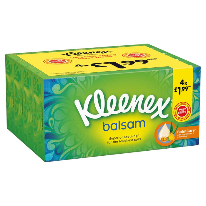 Kleenex Balsam Multibuy 4 Boxes