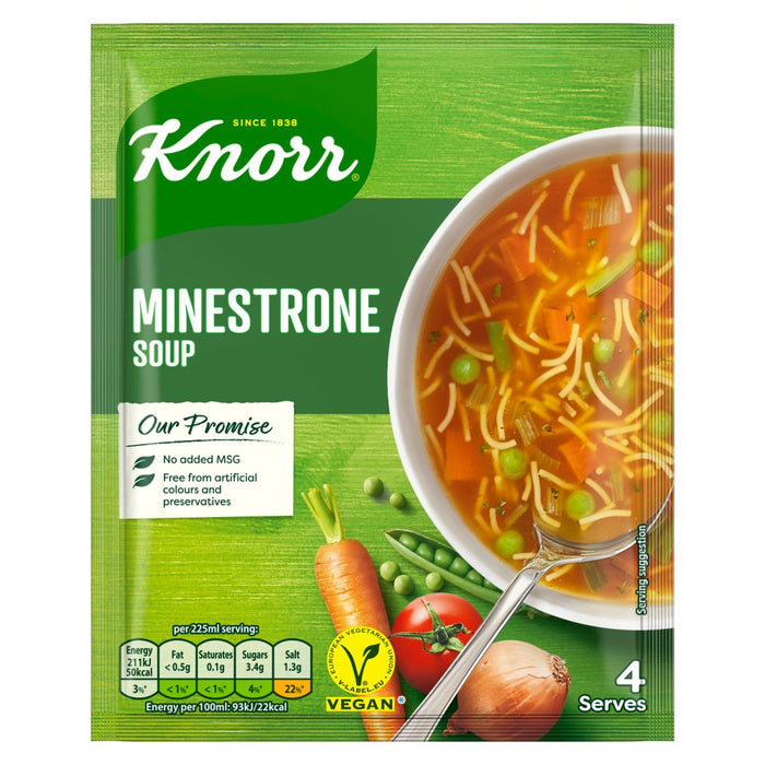 Knorr Dry Soup Mix Minestrone 62g (Box of 9)