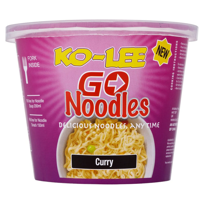 Ko-Lee Go Noodles Curry 65g (Case of 6)