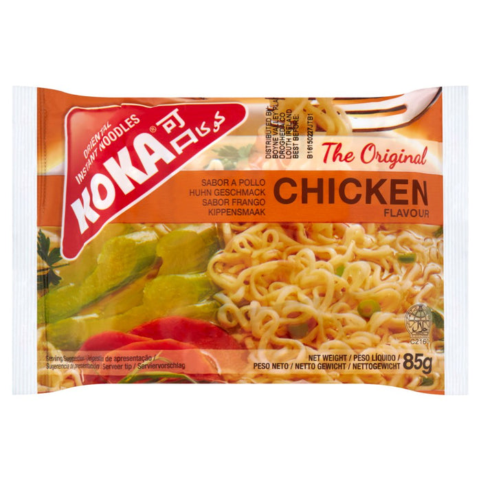 Koka The Original Chicken Flavour Oriental Instant Noodles, 85g (Box of 30)