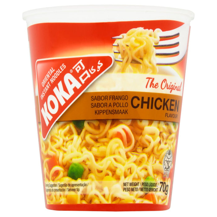 Koka Chicken Original Instant Noodles, 70g (Case of 12)