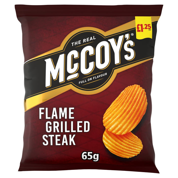 McCoy's Flame Grilled Steak Sharing Crisps PMP 65g (Box of 20)