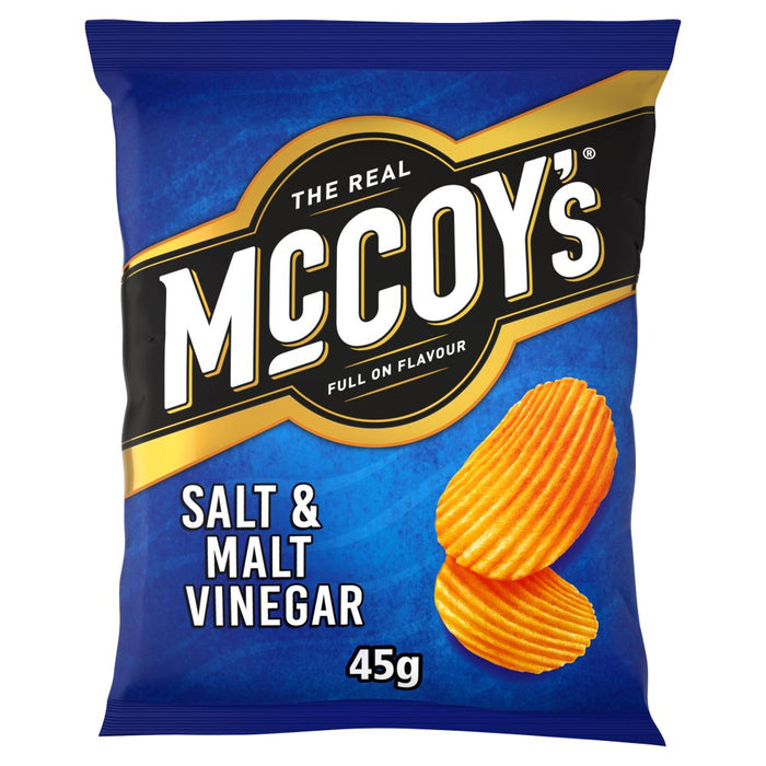 McCoy's Salt & Malt Vinegar Grab Bag Crisps 45g  (Box of 26)