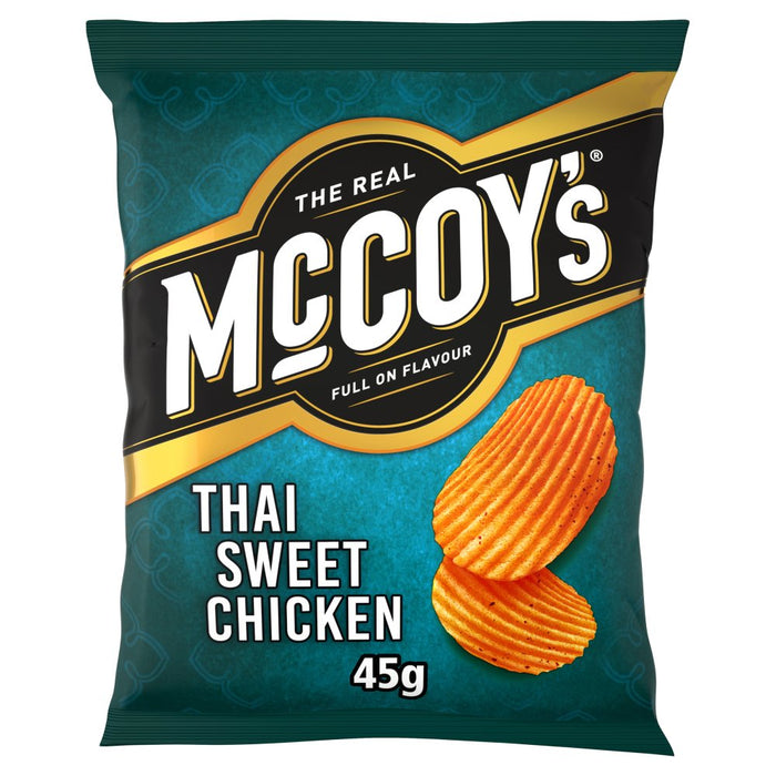McCoy's Thai Sweet Chicken Crisps 45g (Box of 26)