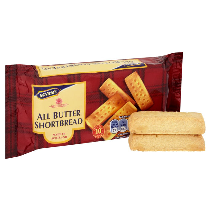 McVitie's All Butter Shortbread Fingers Biscuits, 200g (Box of 12)