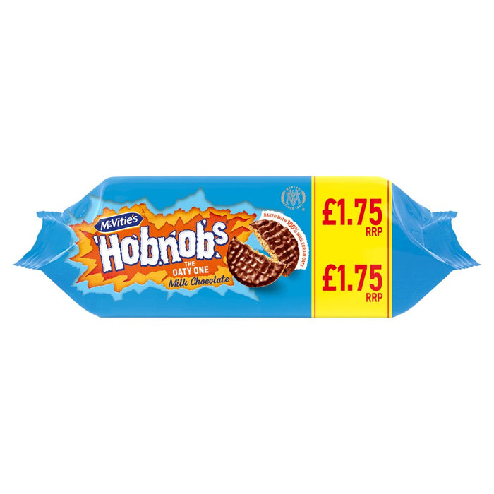 McVitie's Hobnobs Milk Chocolate Biscuits, 262g (Box of 15
