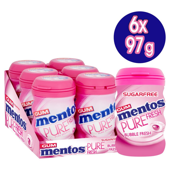 Mentos Gum Pure Fresh Pure Breath 50 Pieces 97g (Case of 6)