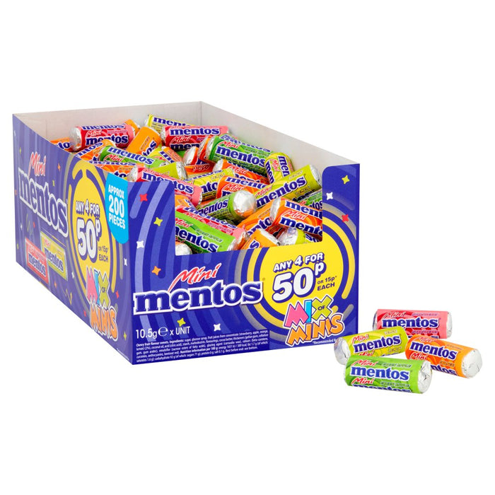 Mentos Mix of Minis 10.5g (Box of 200)
