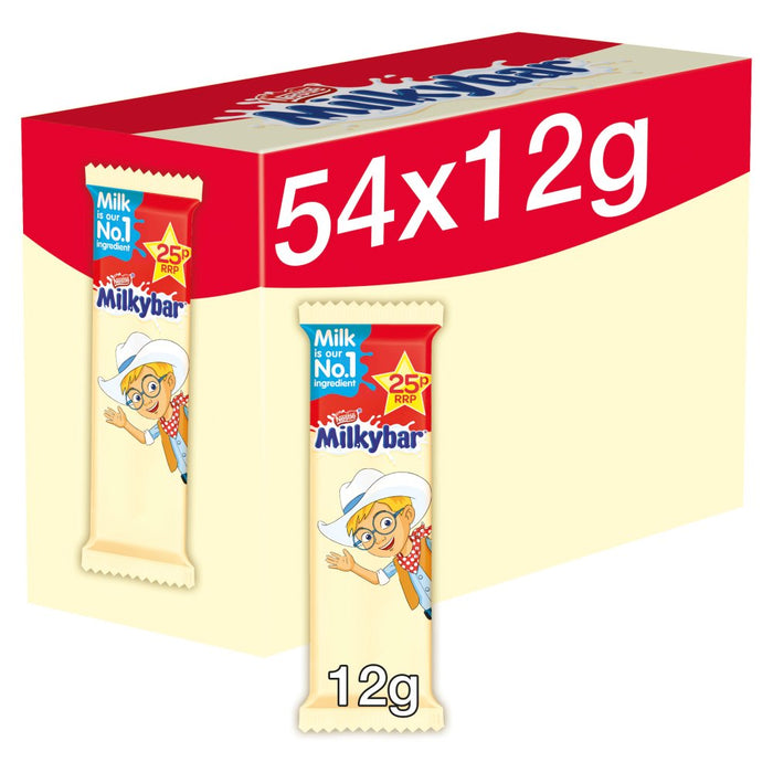 Milkybar White Chocolate Kid Bar 12g (Box of 54)