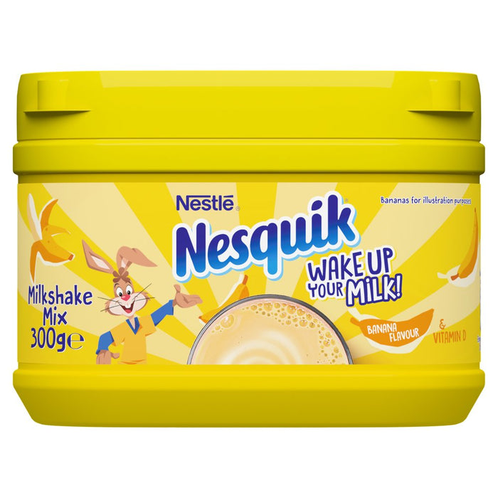 Nesquik Banana Flavoured Milkshake Powder, 300g (Case of 10)