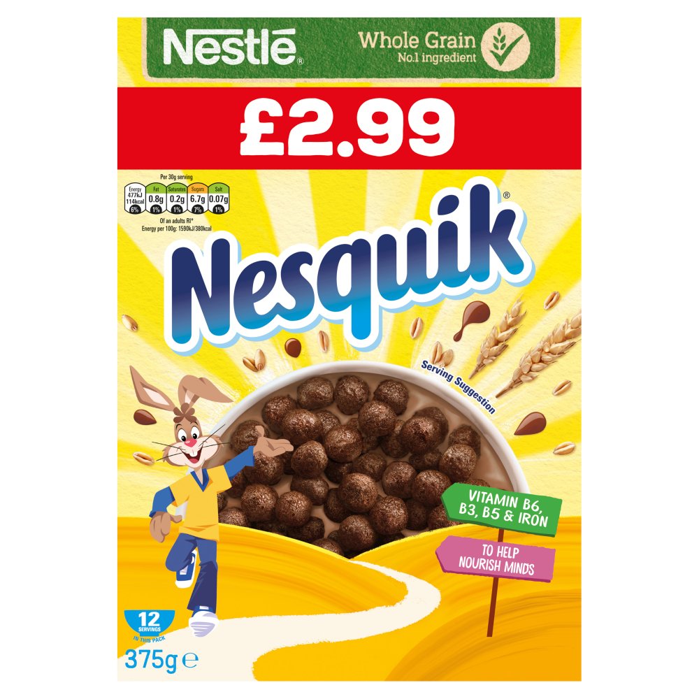 Nestle Nesquik Cereal 375g (Case of 6) —
