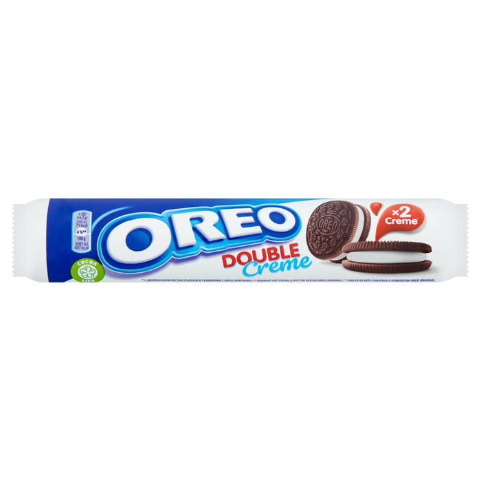 OREO Double Creme Chocolate Sandwich Biscuits 157g (Box of 16)