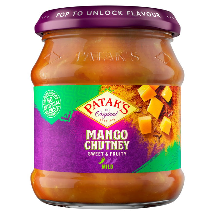 Patak's Mango Chutney, 340g