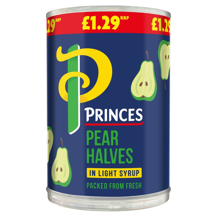 Princes Pear Halves in Light Syrup 410g (Case of 6)
