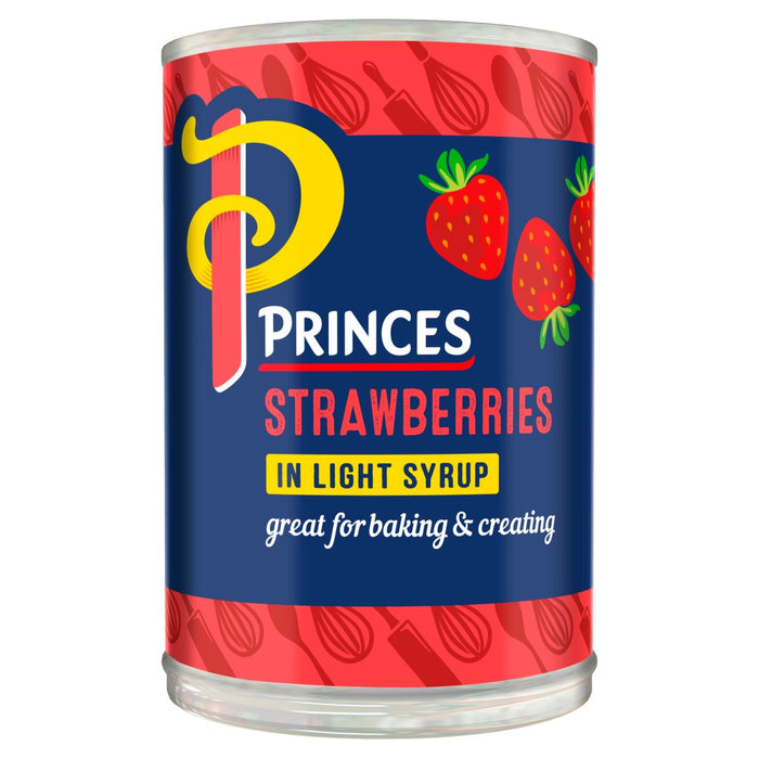Princes Strawberries in Light Syrup 410g (Case of 6)